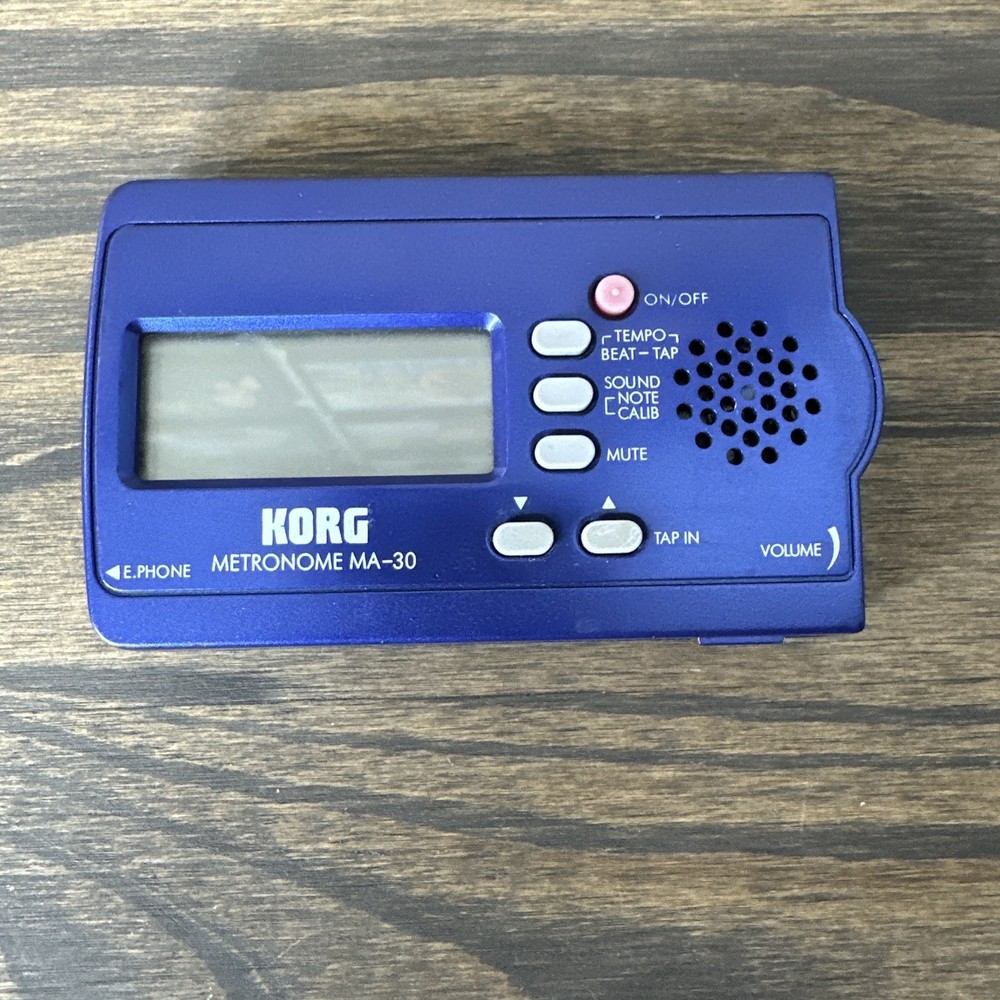 Korg Metronome MA-30 Blue Tested & Working