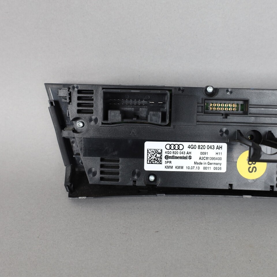 2013-2014 Audi A6 A7 Climate Temperature Control Panel 4G0820043AH OEM