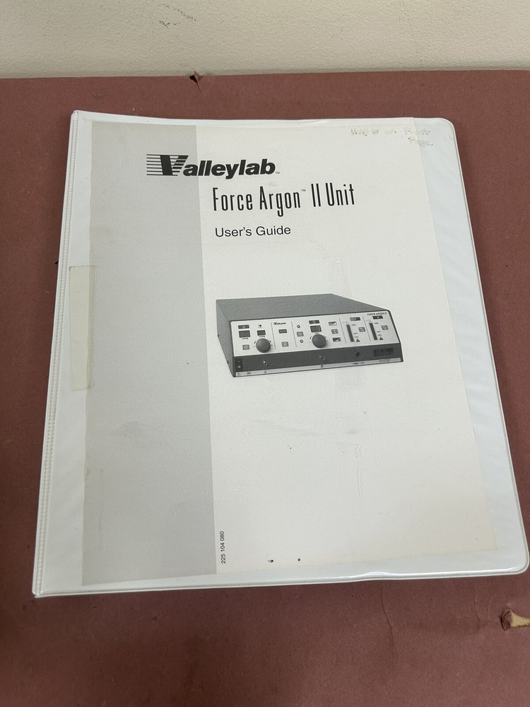 Valleylab Force Argon II Model 20 w/ User Guide
