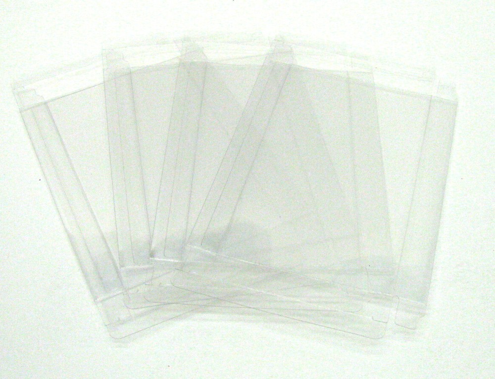5X JAPAN NINTENDO GAMECUBE CIB GAMES - CLEAR PLASTIC PROTECTIVE BOX PROTECTORS