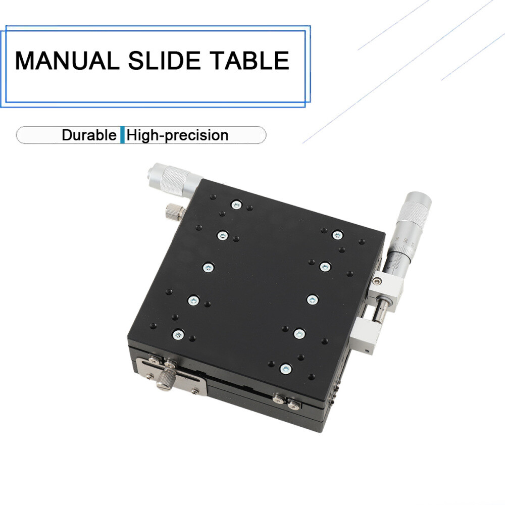 XY Cross Roller Stages Sliding Table For Mechanical 125mm Equipment Linear Stage