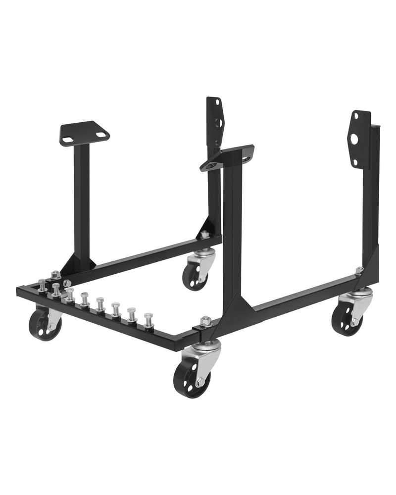 Heavy Duty Rolling Engine Cradle Stand with Wheels, 750 LBS Capacity, Chevy Comp