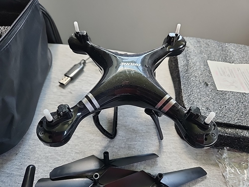 KY101 Drone With Camera, Remote and Case- UNTESTED