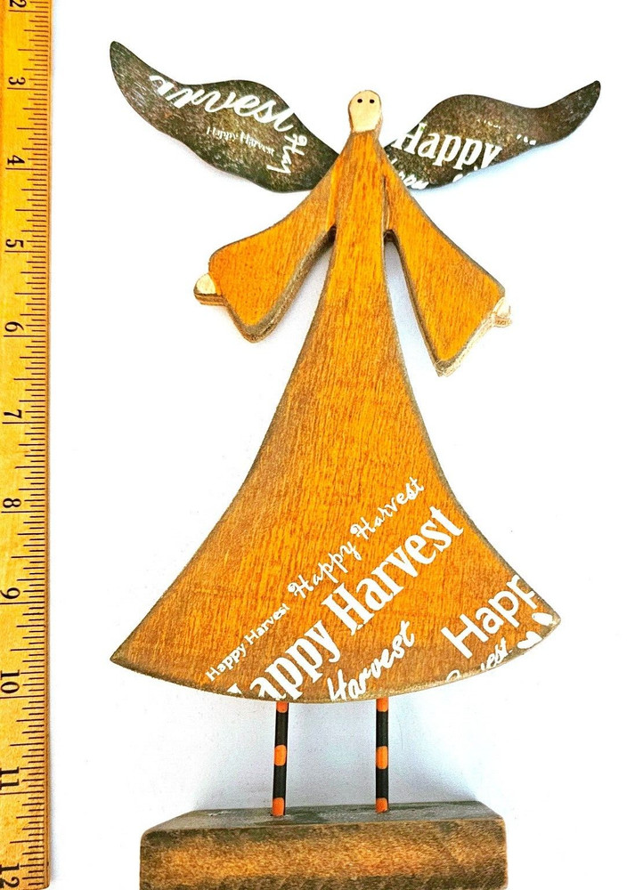 Unique 10" Angel Figure "Happy Harvest"