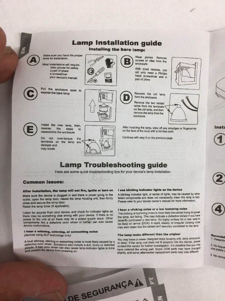 Digital Projection Lamp