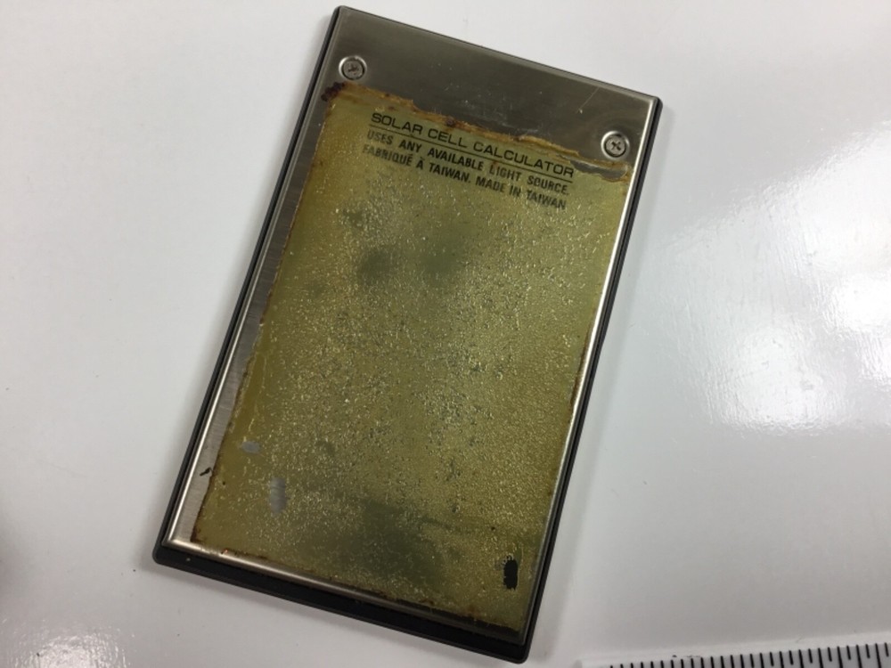 Vintage Taiwan Calculator Solar Battery