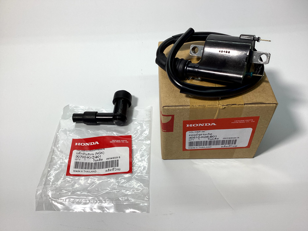 Honda Grom Msx 125 Ignition Coil Assembly+ SPARK PLUG CAP BOOT GENUINE