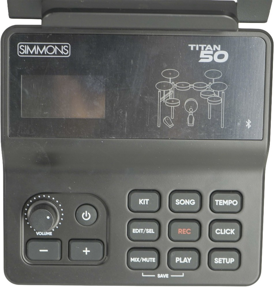 Simmons Titan 50 Electronic Drum Kit Mesh Pads Bluetooth - MISSING ITEM