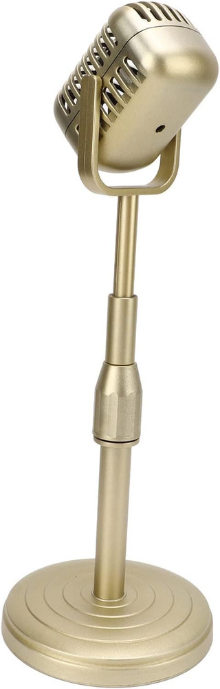 Vintage Microphone Prop Model Simulation Old Fashioned Microphone Model with Sta