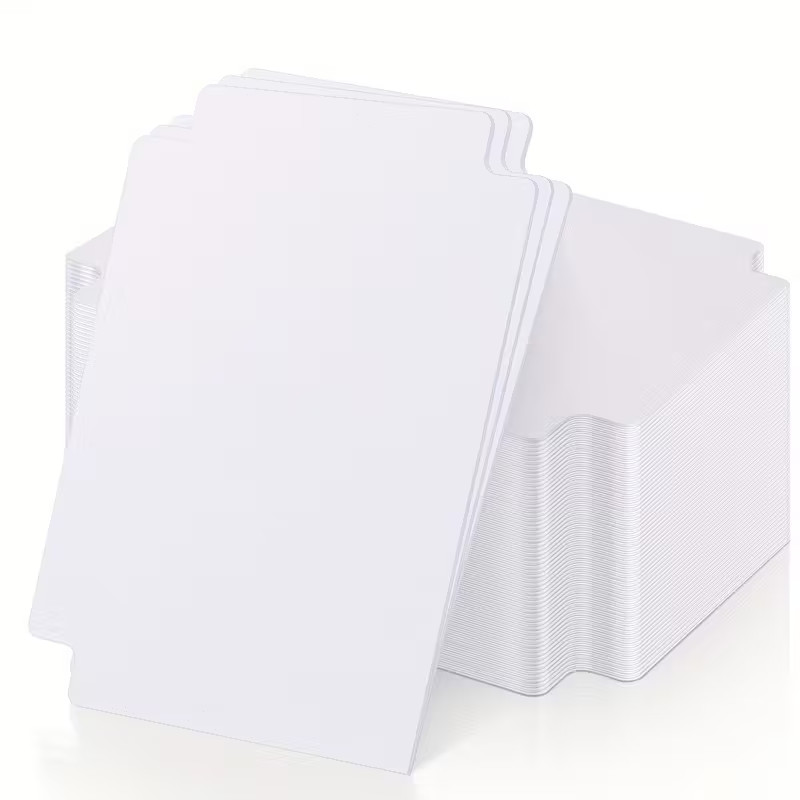 Trading Card Dividers 30 per pack, White, Writeable