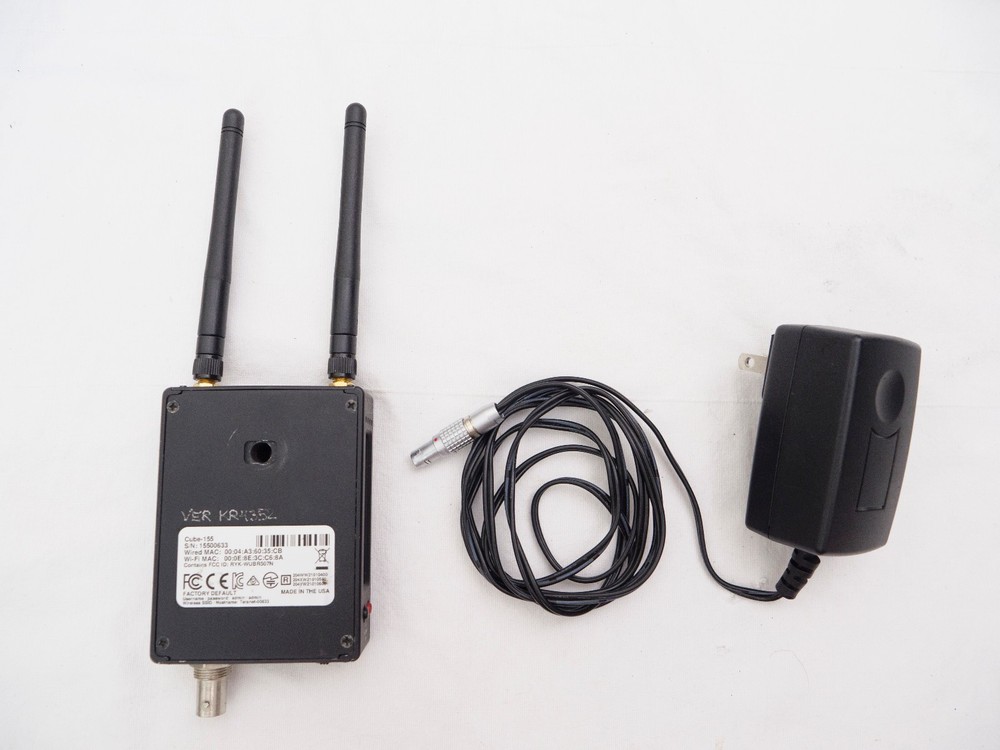 Teradek Cube 155 HD-SDI Video Encoder with Power Supply connector - USED