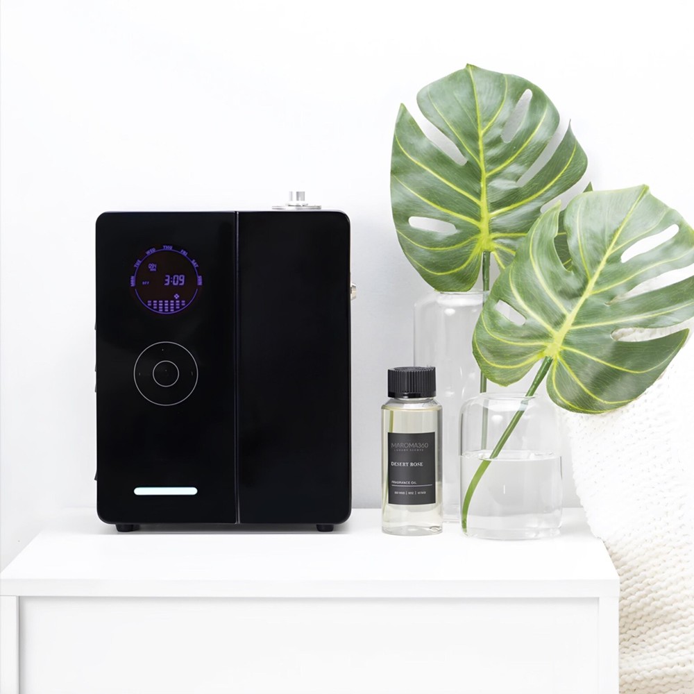 BLACK DaVinci360 HVAC Ready Scent Diffuser 200mL / Aroma360 For 1900 Sqft Plus