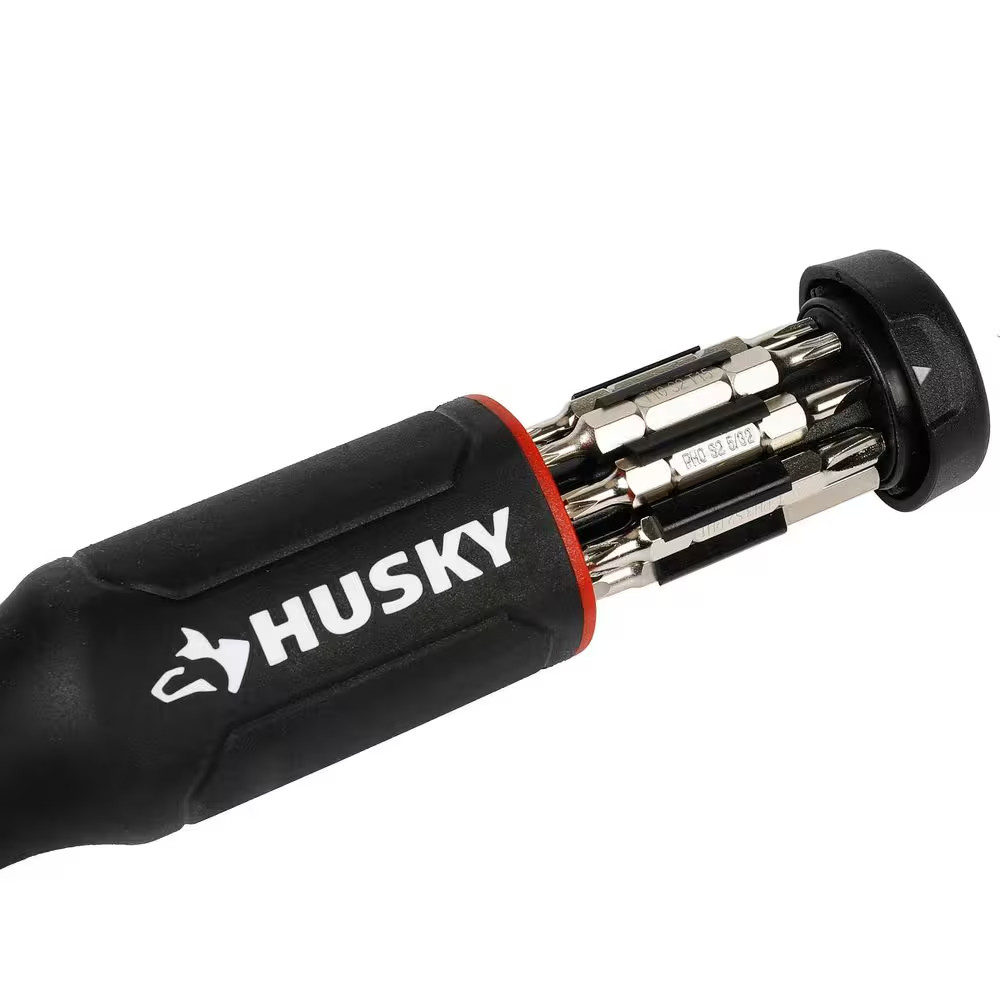 Ratcheting Pivot Head Screwdriver (16-Piece)