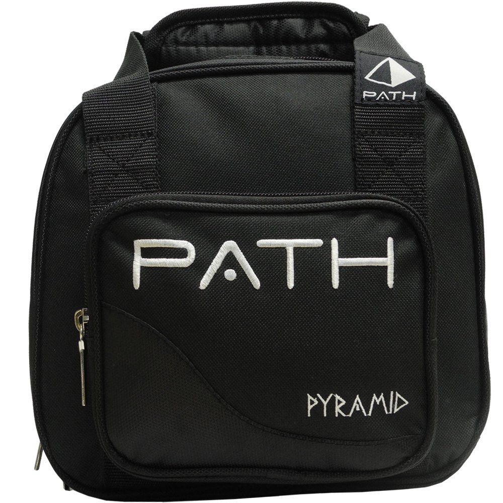 Path Plus One Spare Tote Bowling Bag (Black/Black)