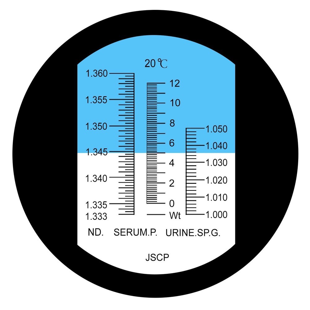Handheld Optical Refractometer ATC Urine Hydrometer Serum Tester