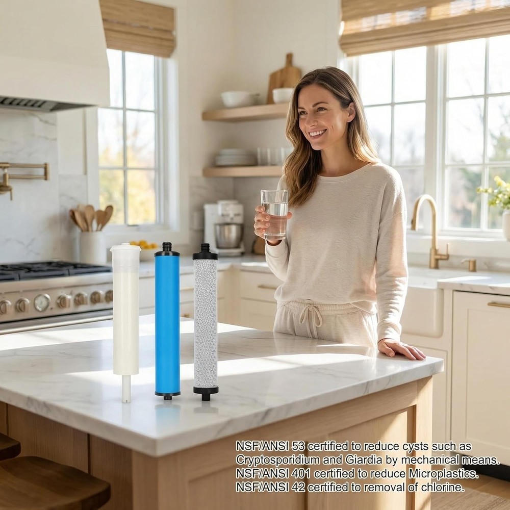 335 RO System Water Filter, Filter Set With Membrane for Microline 335 System