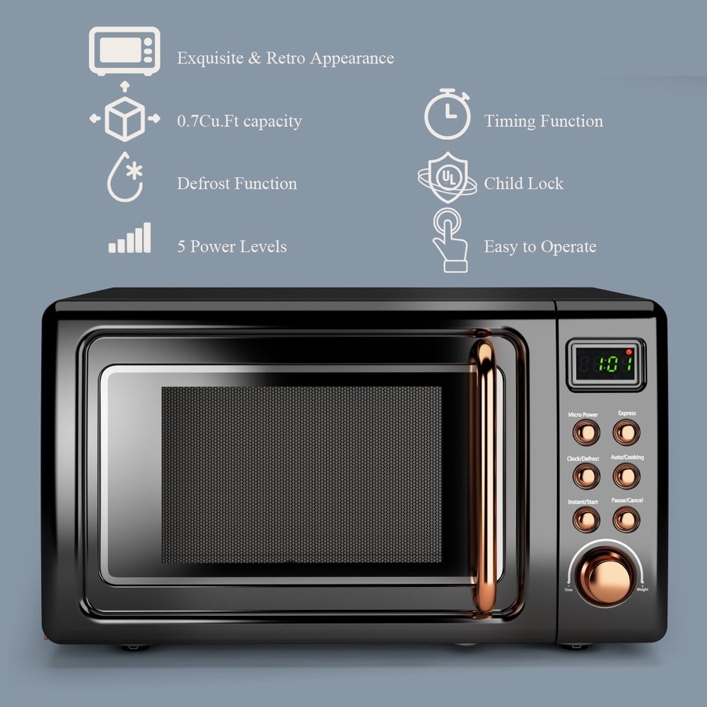 Costway Microwave Oven With Multi-functional Touch