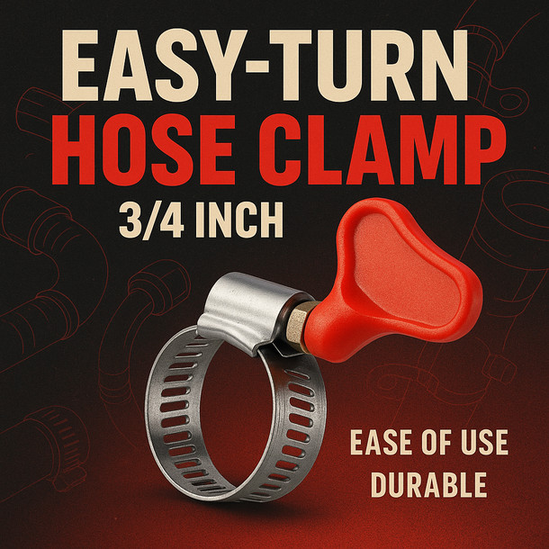 LD Carlson Easy-Turn Hose Clamp 3/4 inch