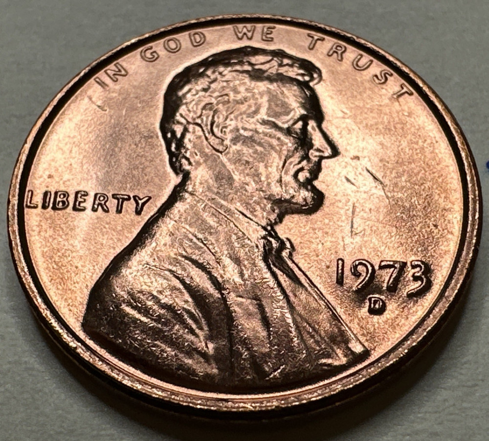 1973 D Lincoln Memorial Cent 2334X