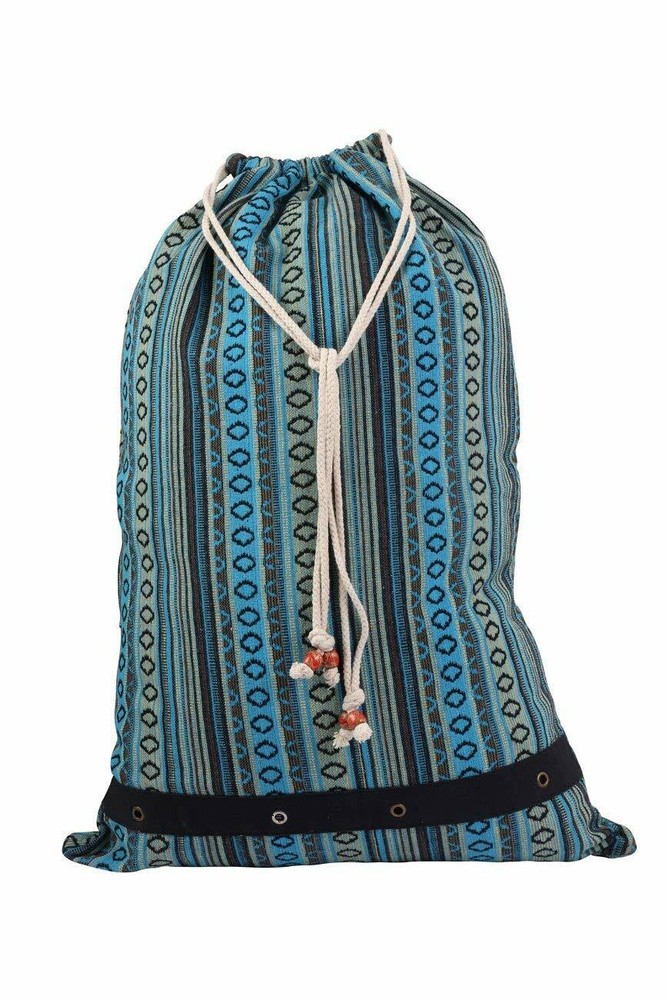 Large Spacious 23”X35” Drawstring Heavy Duty Laundry Duffle Bag /Shoulder Strap