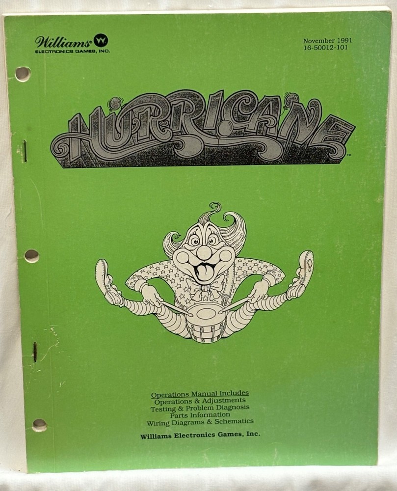 ORIGINAL-WILLIAMS-HURRICANE-OPERATIONS MANUAL