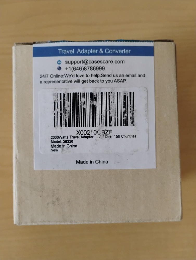 Travel Adapter & Converter 2000W