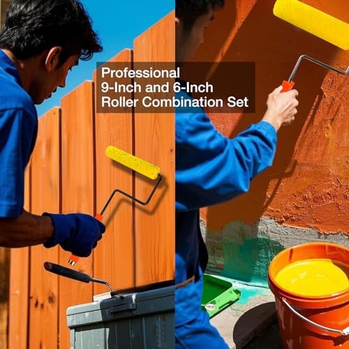 King Origin 20 Piece Paint Roller Kit, Paint Roller 20 Pack, 9" & 6" roller
