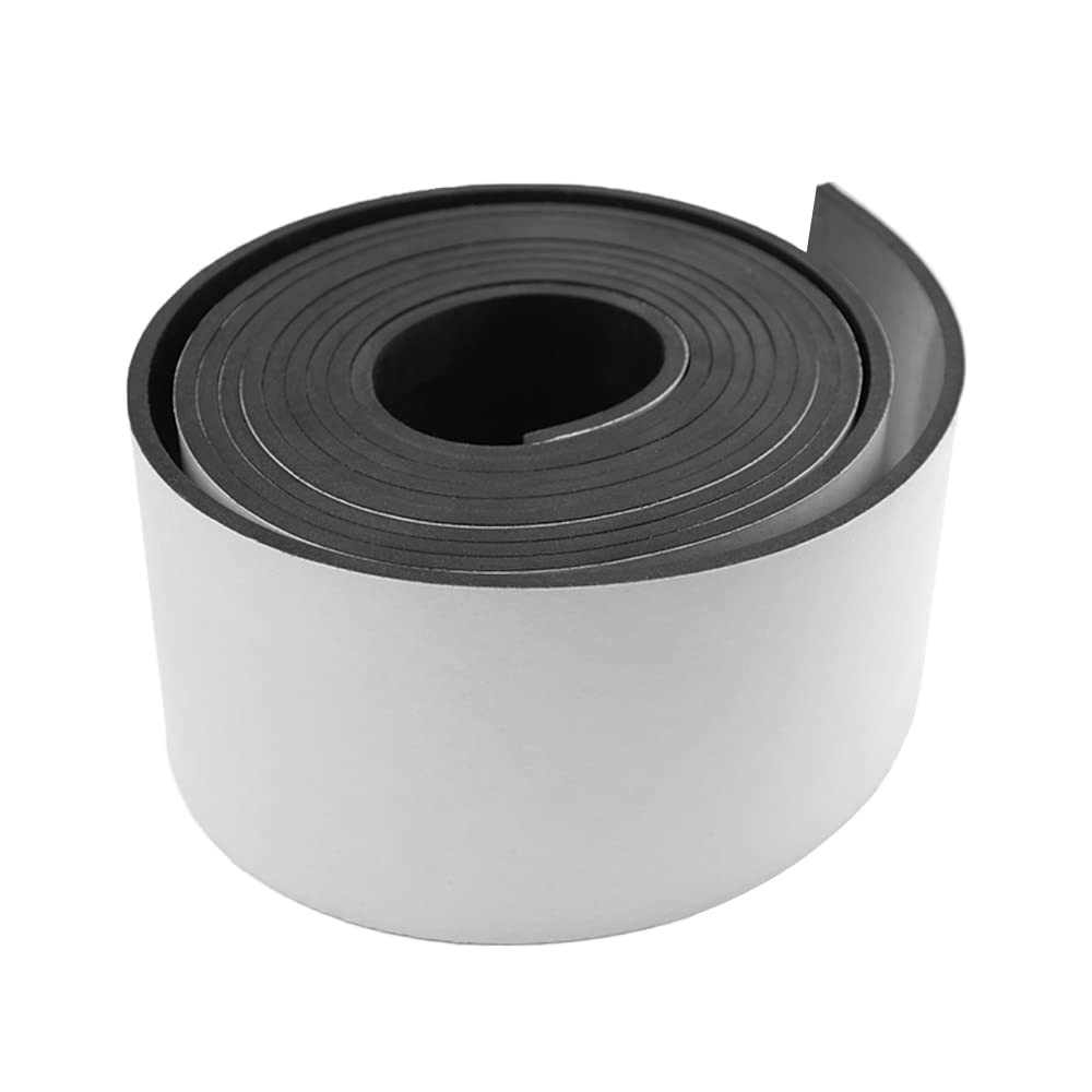 Neoprene Solid Rubber Strips with Adhesive Backing 1/8 (.125)" Thick X 3" Wid...