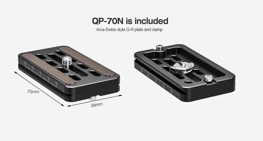 Leofoto GR-2 Geared Panning Adapter | Arca Compatible