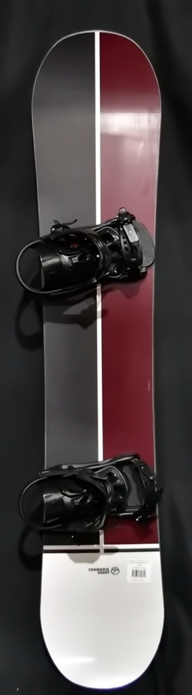 NEW CHAMONIX GEANT SNOWBOARD SIZE 163W CM WITH ROSSIGNOL EXTRA LARGE BINDINGS