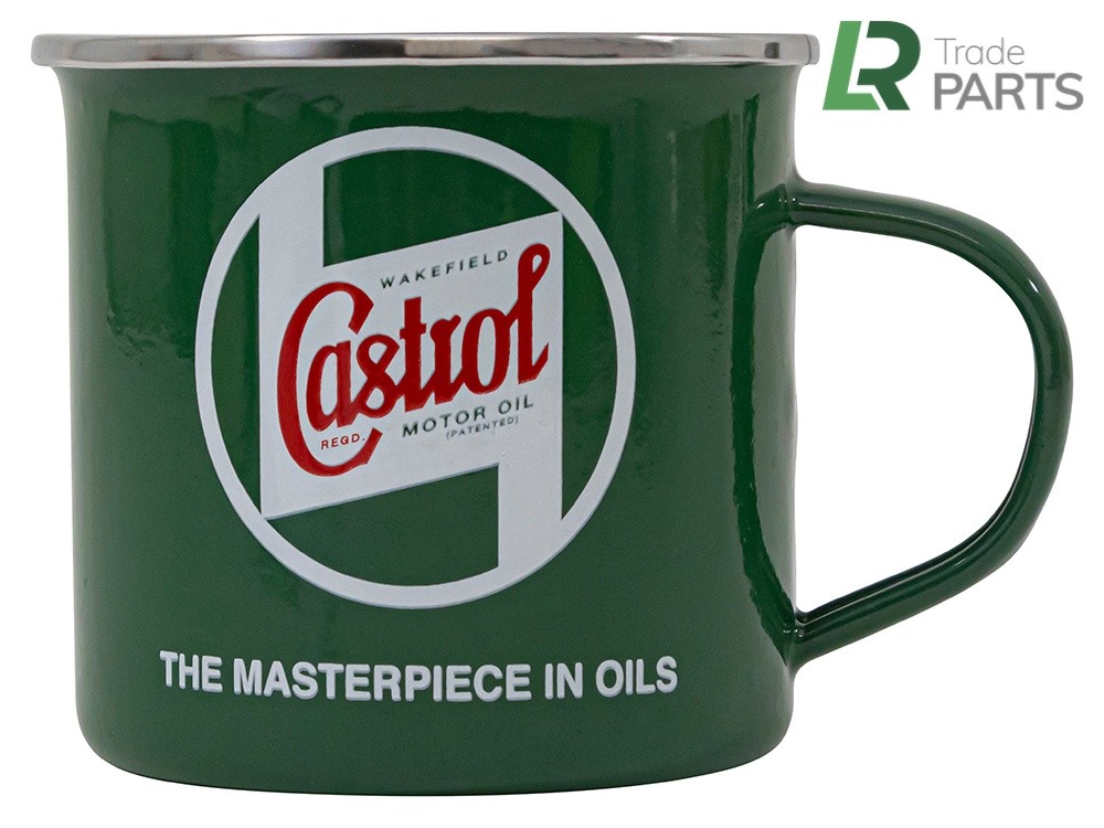 GENUINE CASTROL BRANDED TIN MUG - GREAT GIFT IDEA