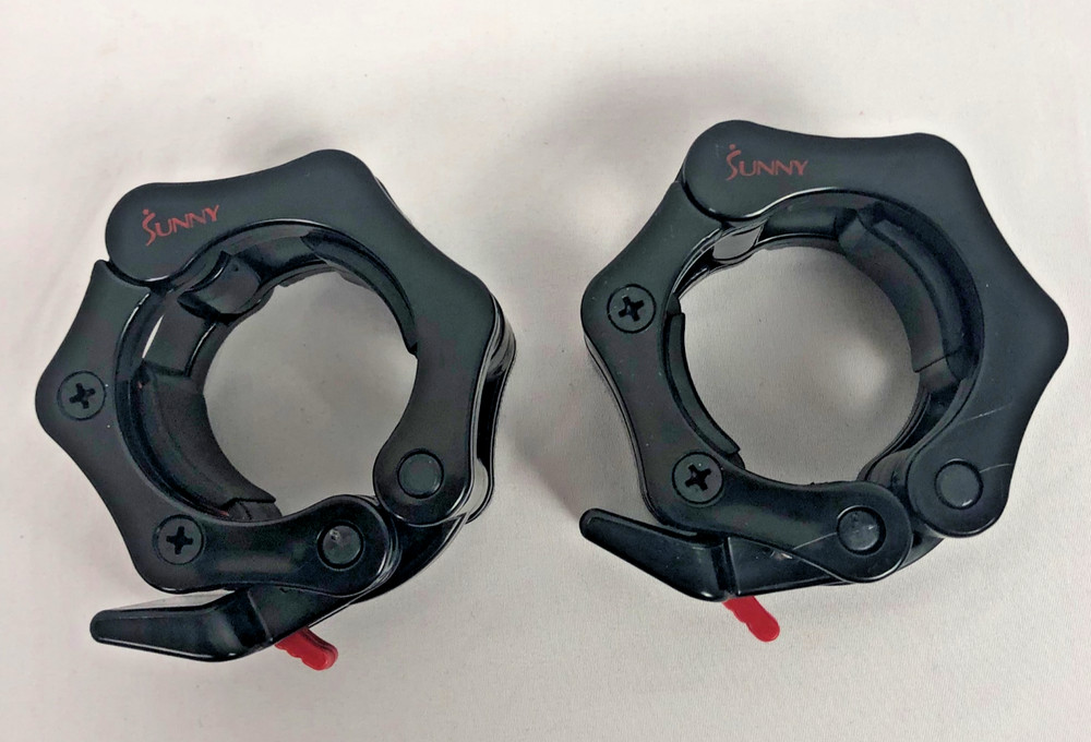 NEW Olympic Barbell Quick Release Clamps One Pair (2)
