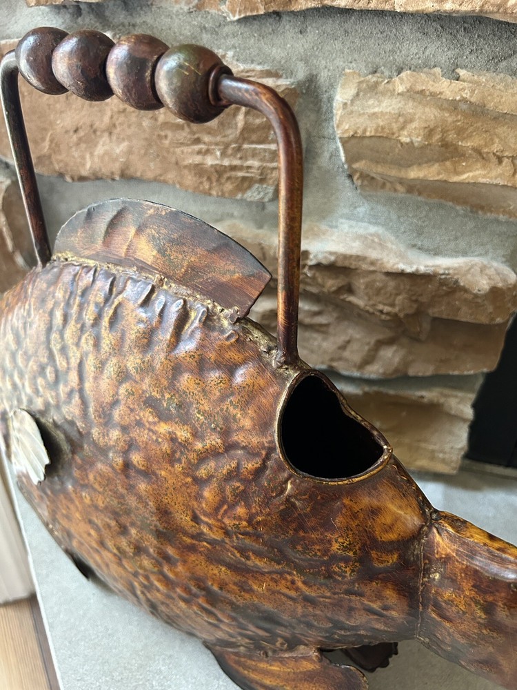 Whimsical Fish Watering Can Art