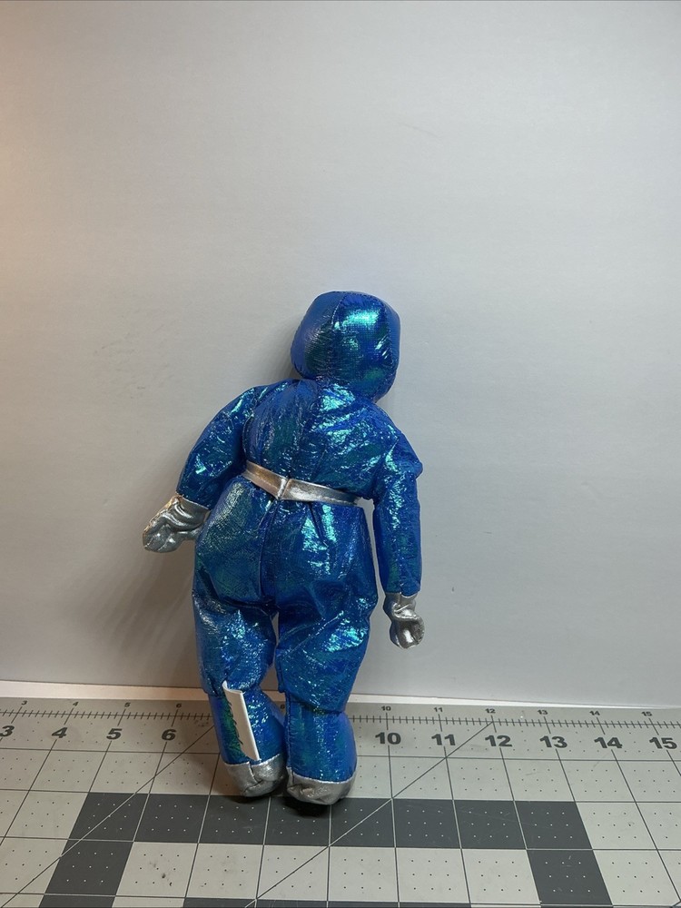 8" Intel Blue Astronaut Silver Plush Toy