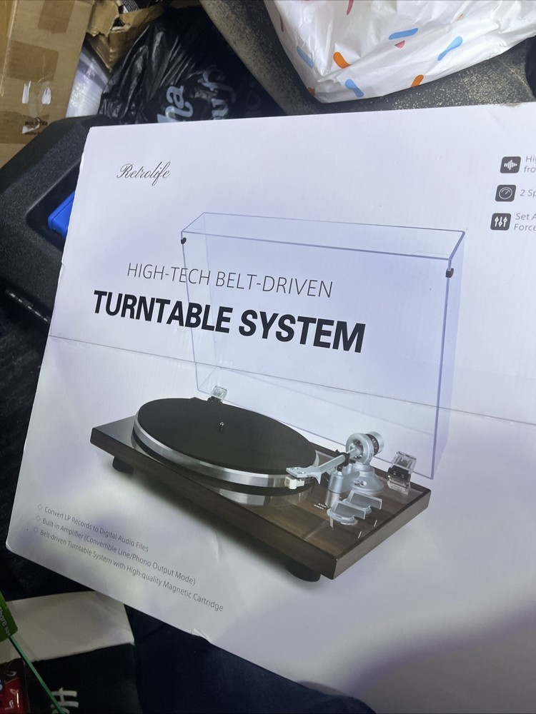 Retrolife HQKZ-006 High-Tech Belt-Driven Turntable System