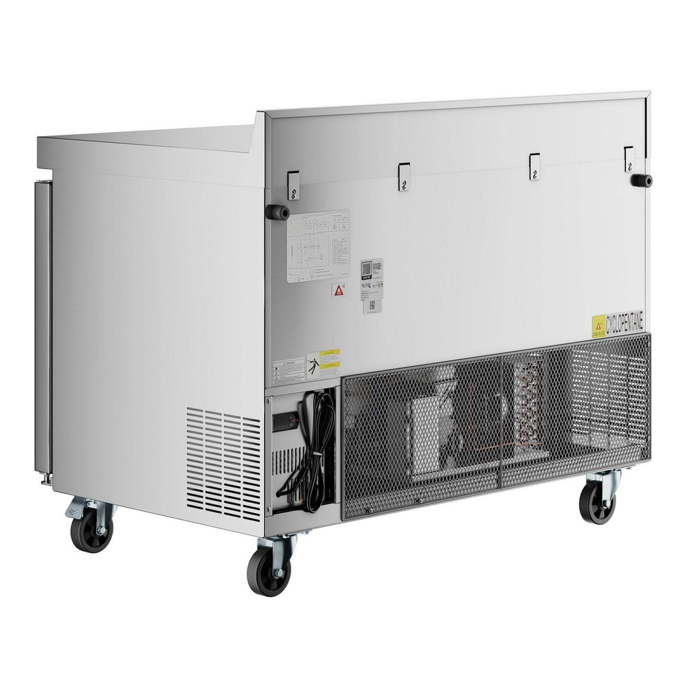 48" Worktop Refrigerator with 3 1/2" Backsplash