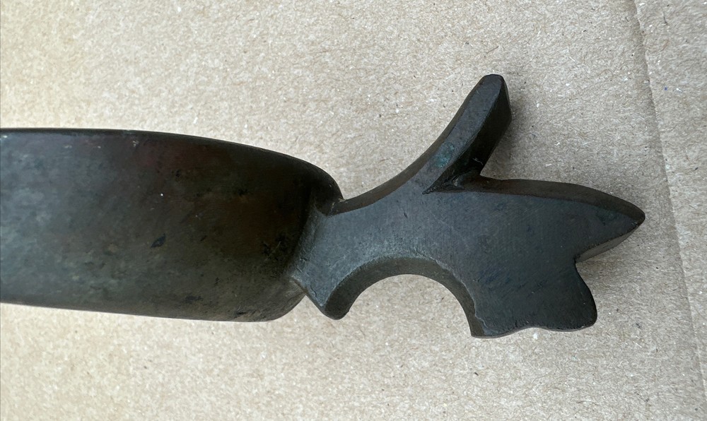 1 Old Western Vintage Single Brass Spur