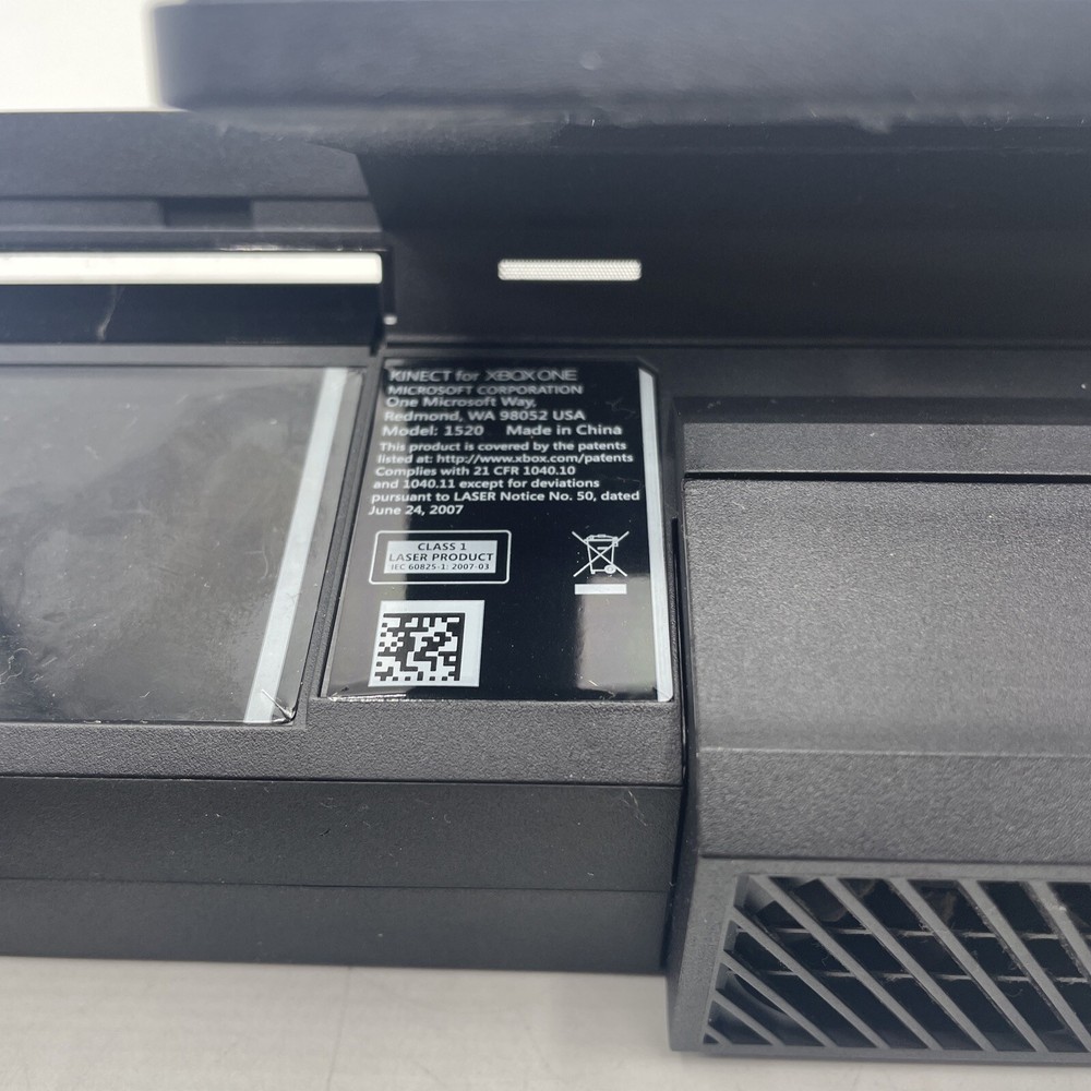 Microsoft Xbox One Kinect Camera Motion Sensor Model 1520 Black Tested Works