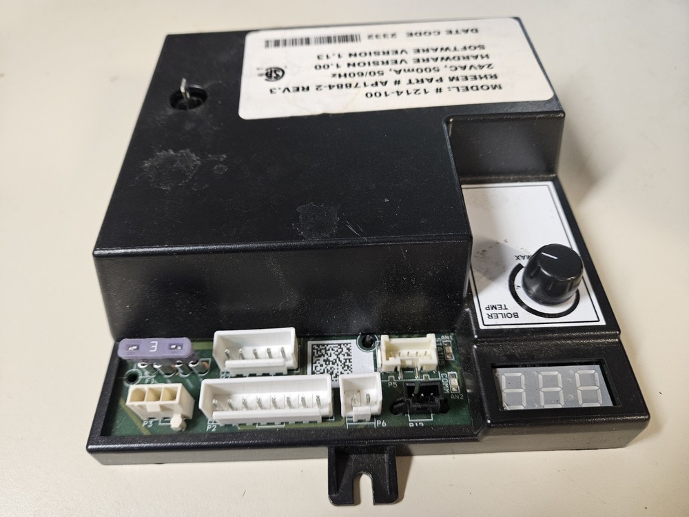 RHEEM TRITON 80 GALLON WATER HEATER TEMPERATURE CONTROL PC BOARD PANEL 1214-100
