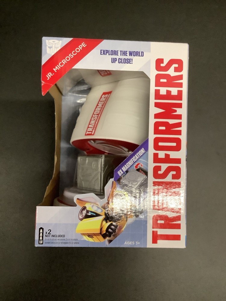 Transformers Jr. Lighted Microscope 8X Magnification New~Sealed