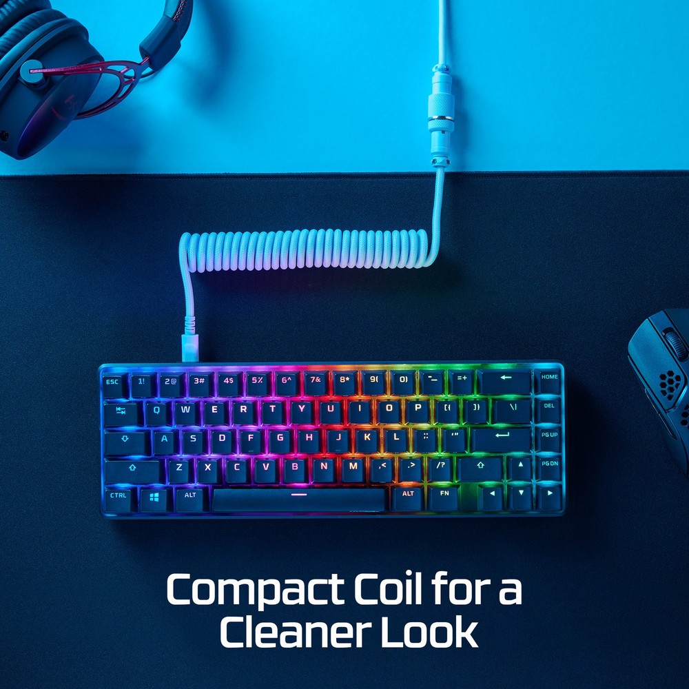 HyperX USB-C Coiled Cable Gray