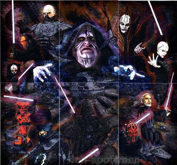 STAR WARS GALAXY SERIES 7 2012 ETCHED FOIL SET (6)