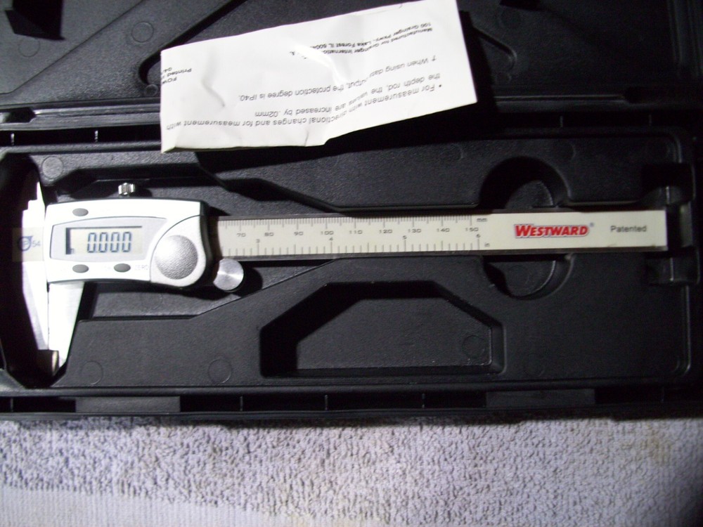 Westward 2ZA60 IP-54 Electronic Caliper Precision Tools Digital