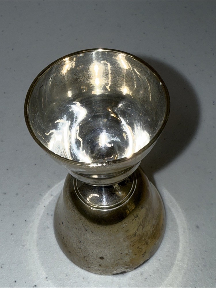 Leonard EPNS electroplated nickel silver Double Shot Jigger 🔥👀