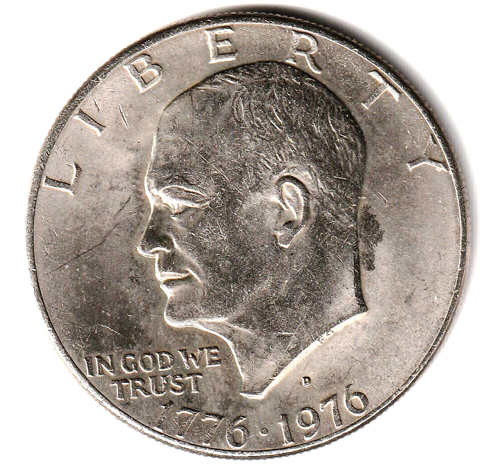 1976 D Ike Dollar