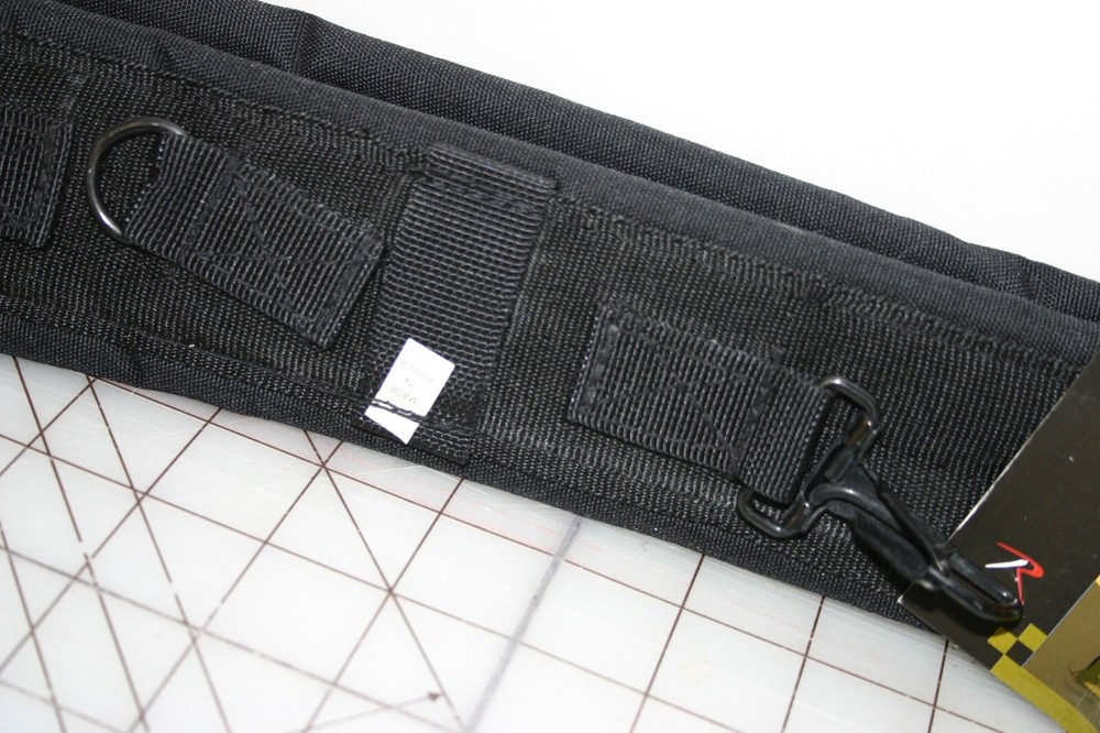 NWT, ROTHCO GI PLUS PACK SHOULDER STRAPS, BLACK