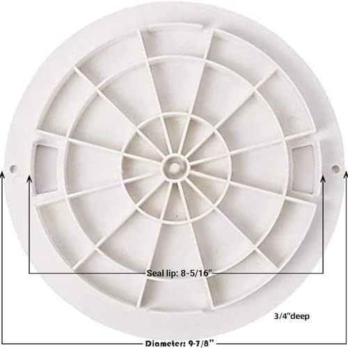 Pool skimmer cover lid replacement
