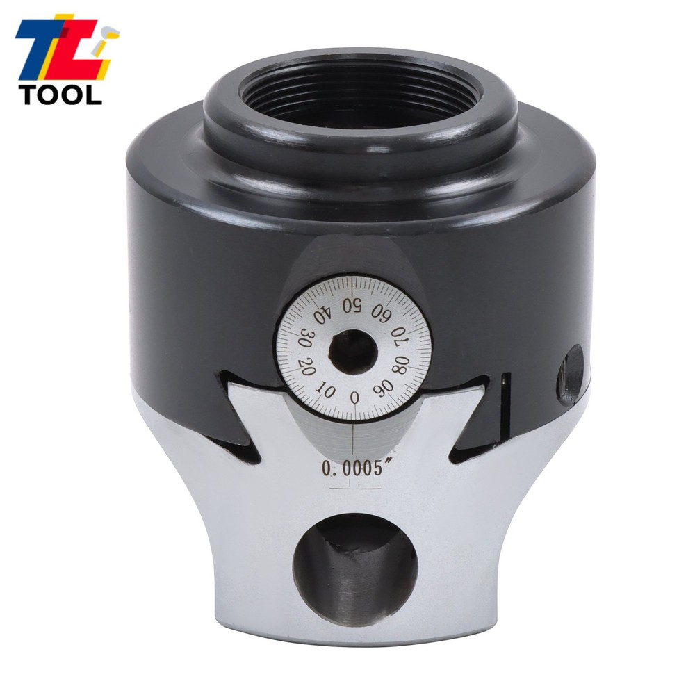Boring Head for Milling Machine 3" 0.001" Precision 1-1/2-18 Thread