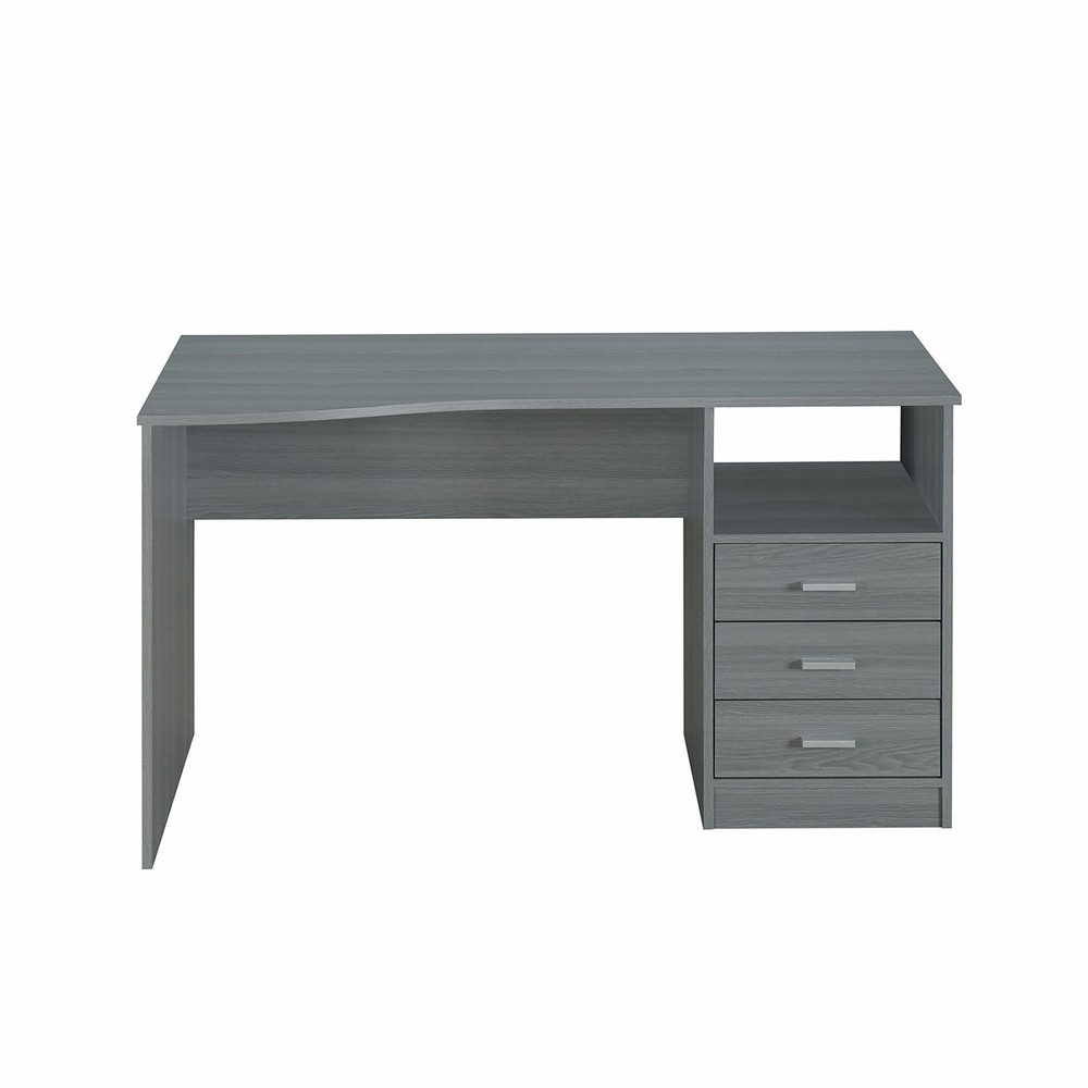Techni Mobili Classic Computer Desk Workstation with Multiple Drawers and Shelf
