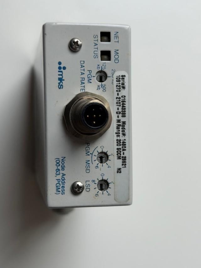 MKS 1482A MASS FLOW CONTROLLER GAS N2 RANGE 200 SCCM